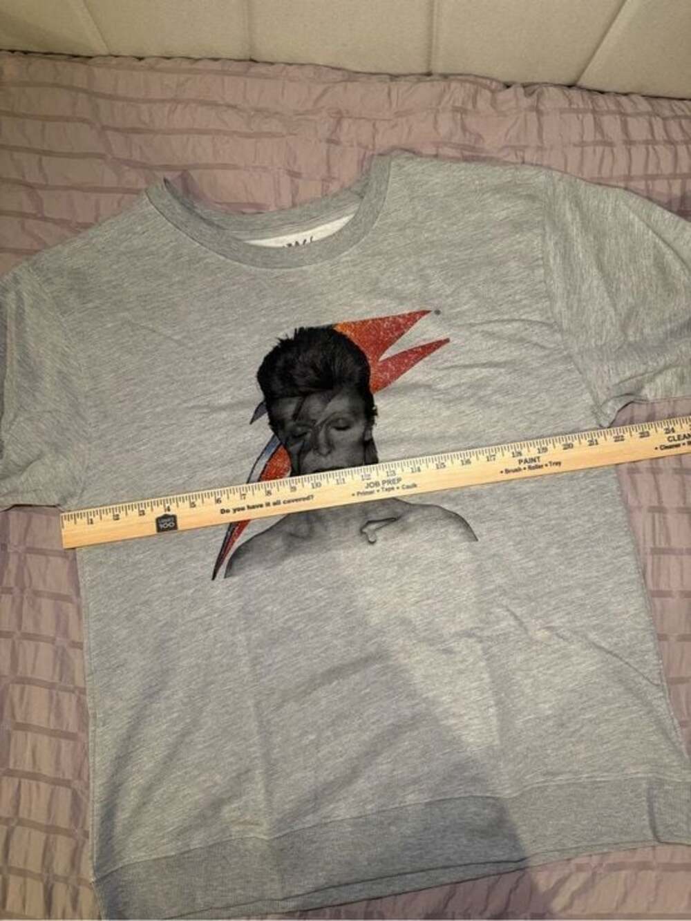 Vintage Canvas David Bowie Lightweight Crewneck Sweatshirt - Picture 5 of 6